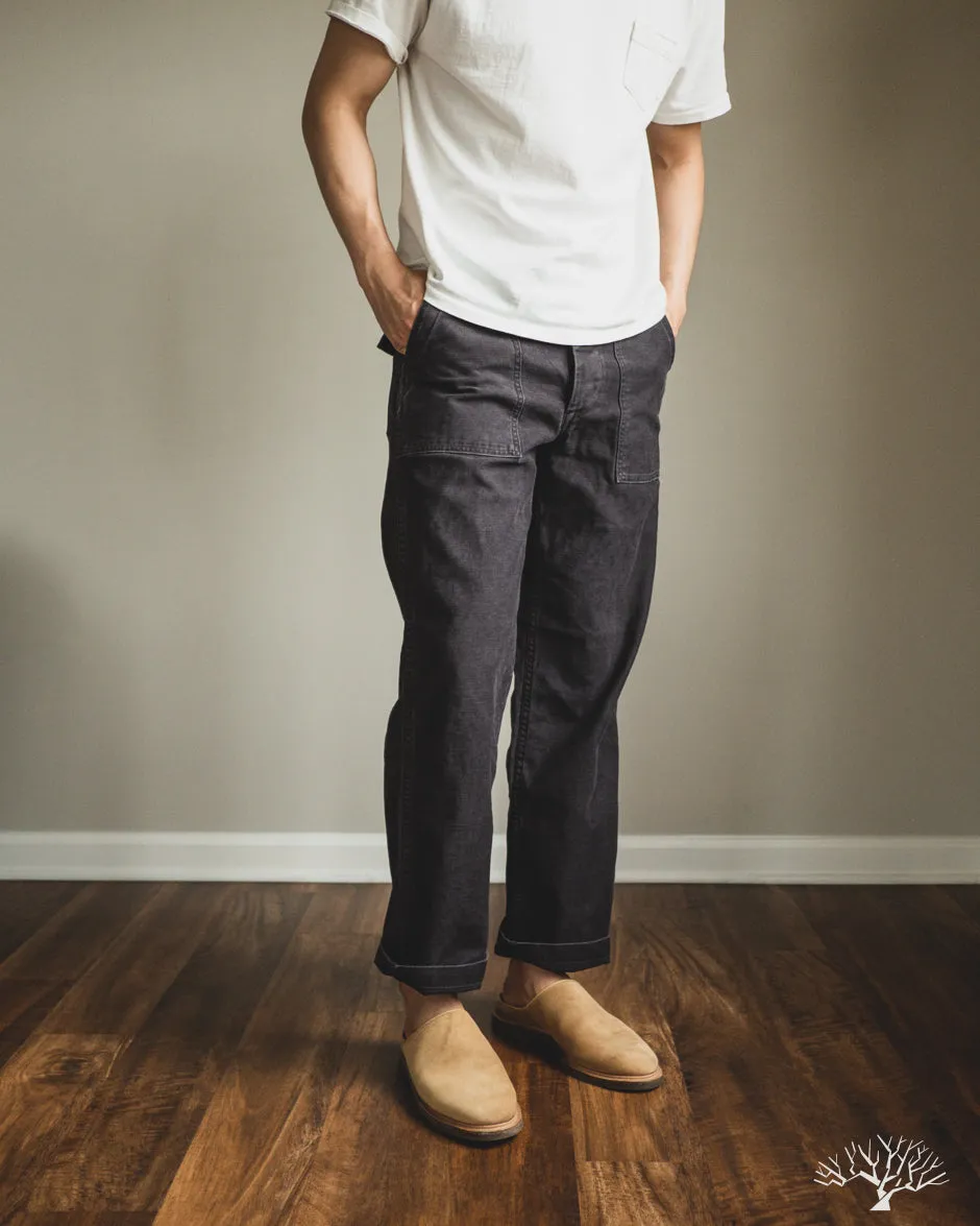 Regular Fit Fatigue Pants - Black Stone