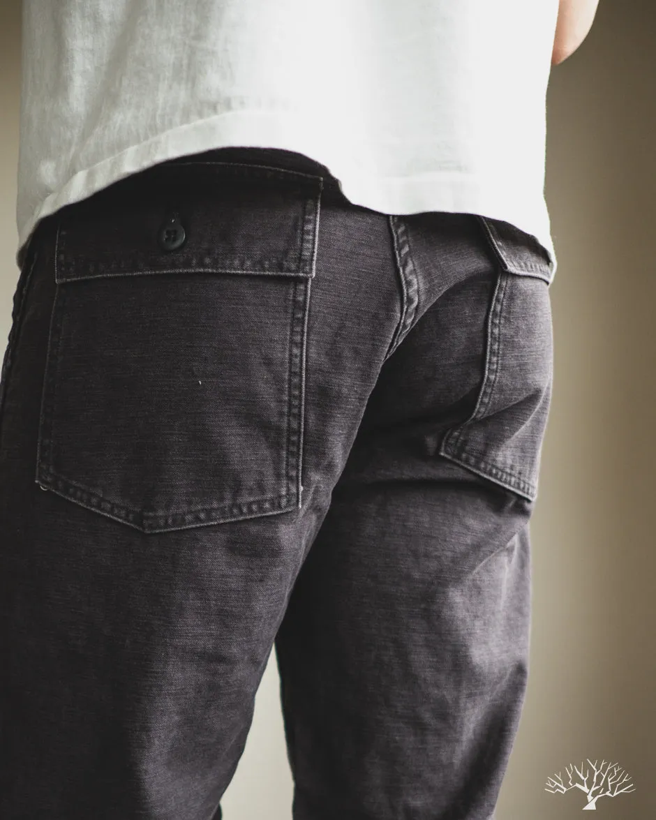 Regular Fit Fatigue Pants - Black Stone