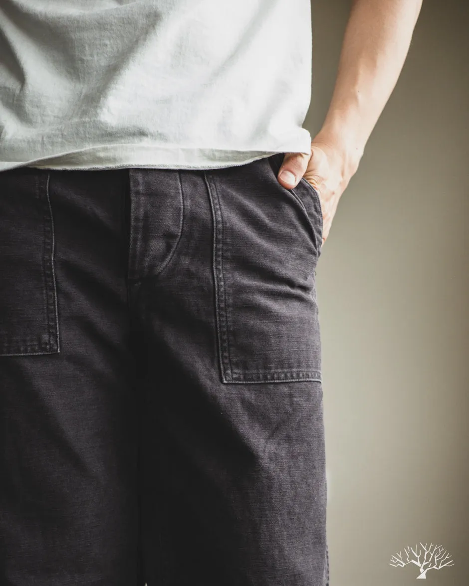 Regular Fit Fatigue Pants - Black Stone