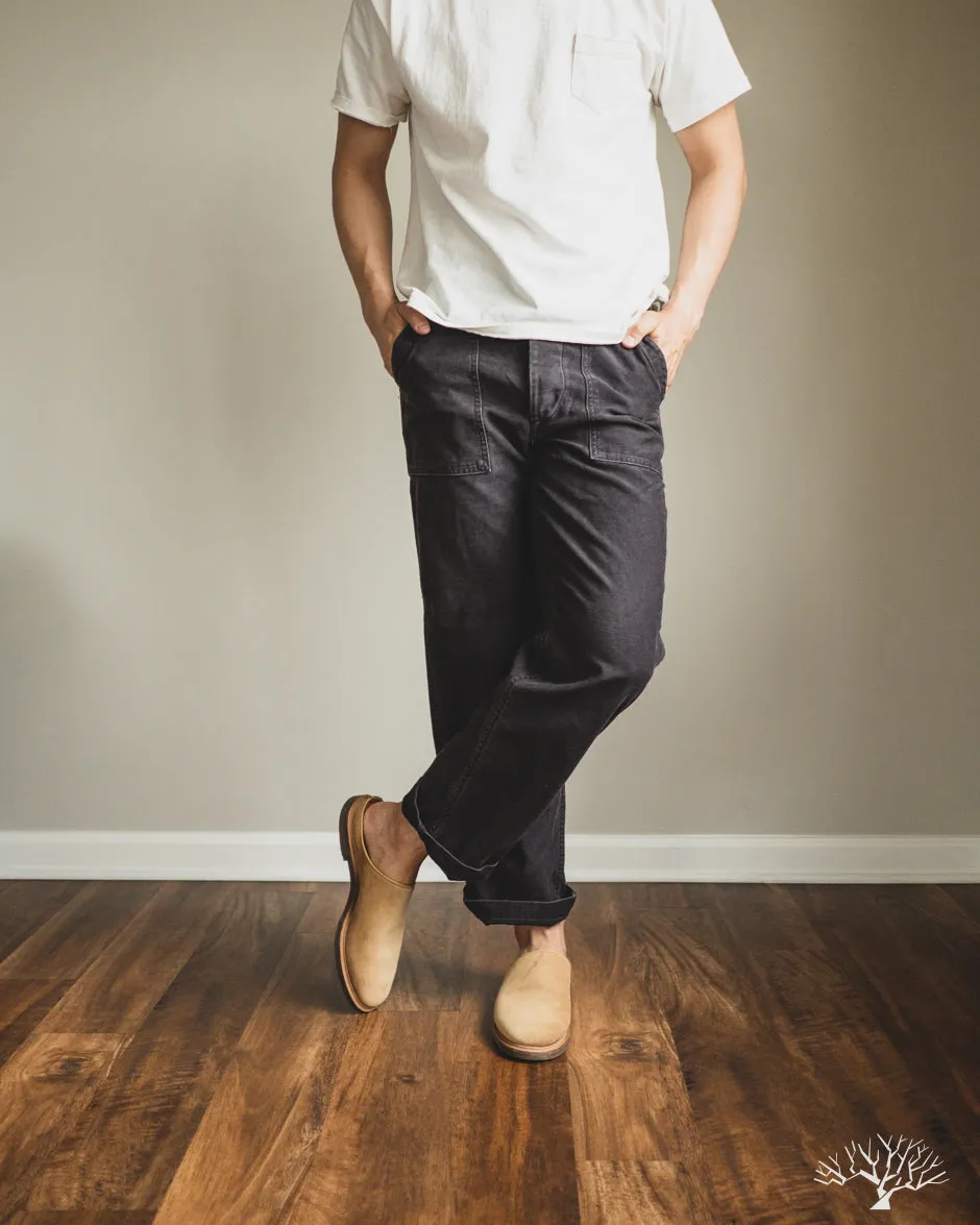 Regular Fit Fatigue Pants - Black Stone