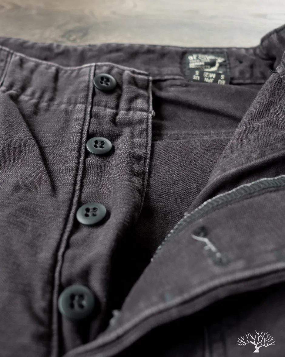 Regular Fit Fatigue Pants - Black Stone