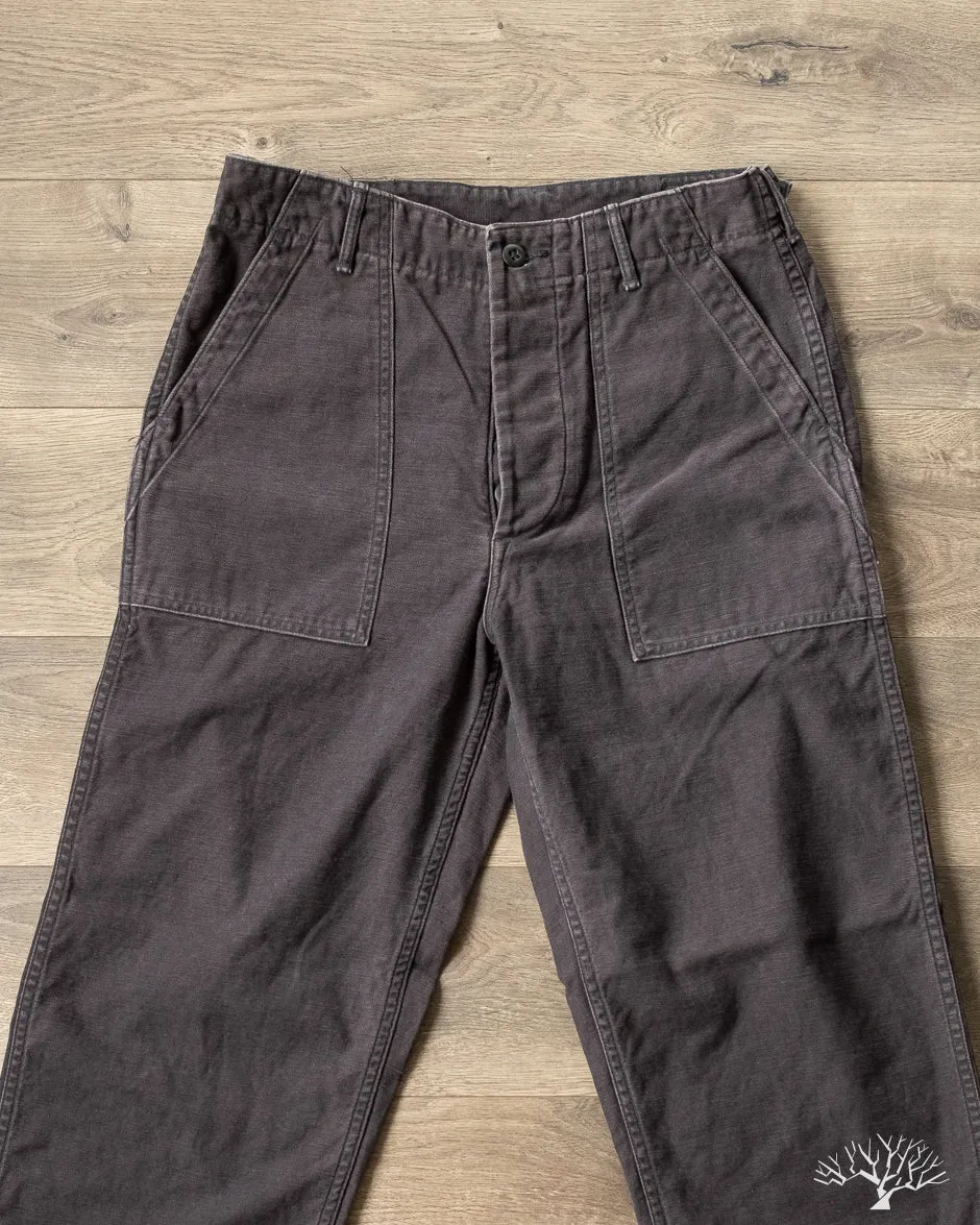Regular Fit Fatigue Pants - Black Stone