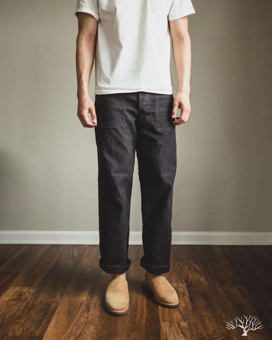Regular Fit Fatigue Pants - Black Stone