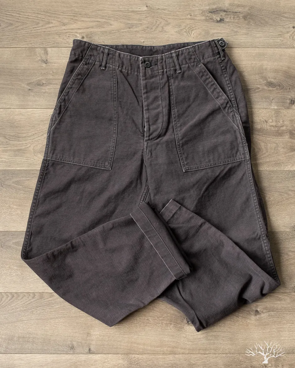 Regular Fit Fatigue Pants - Black Stone