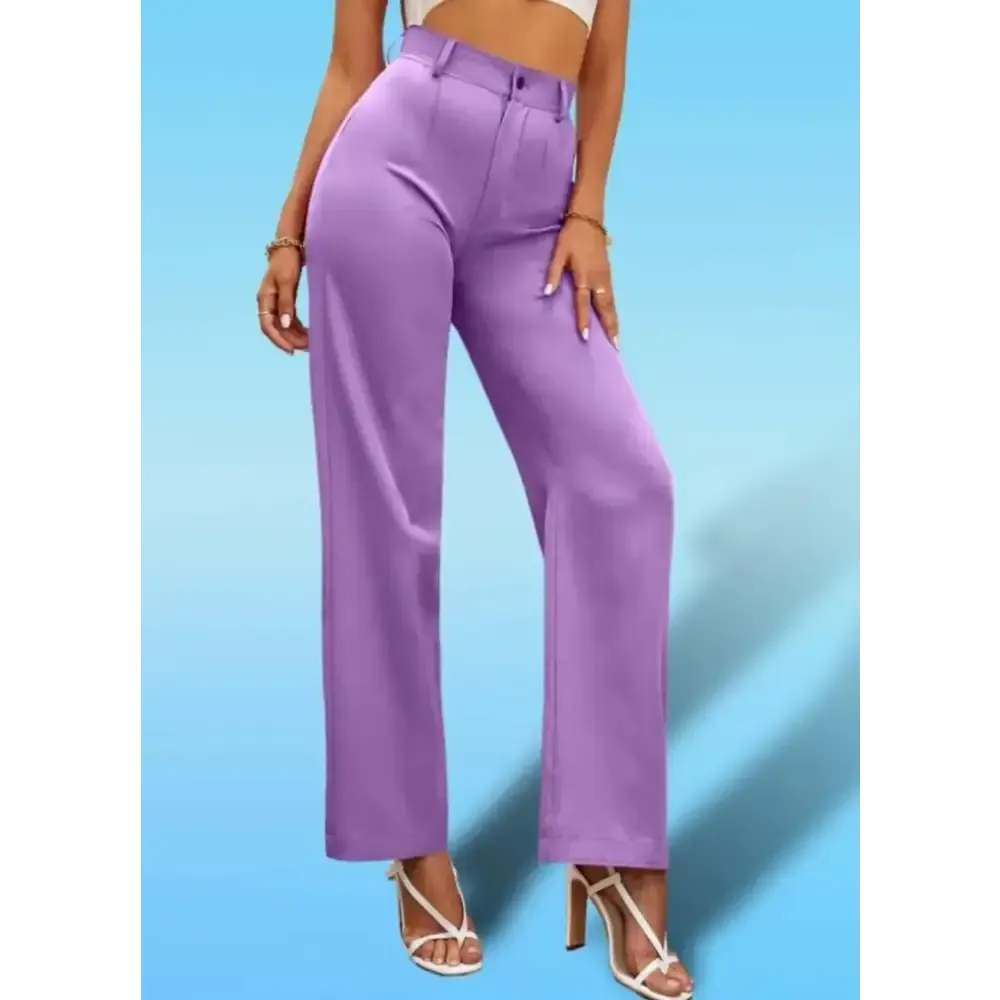 Regular Fit Women Trousers And Pants