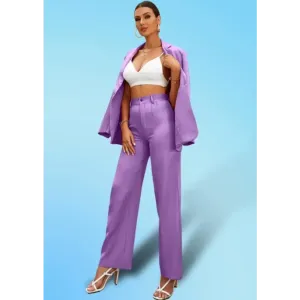 Regular Fit Women Trousers And Pants