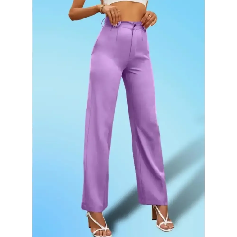 Regular Fit Women Trousers And Pants