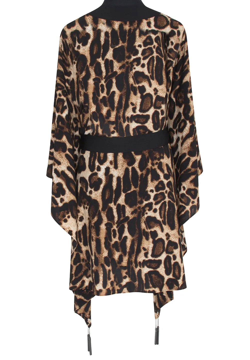 Safari - Wild Cat Kimono (Black)