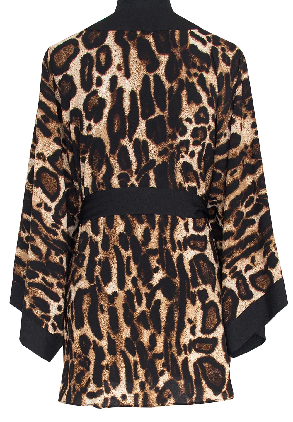 Safari - Wild Cat Kimono (Black)