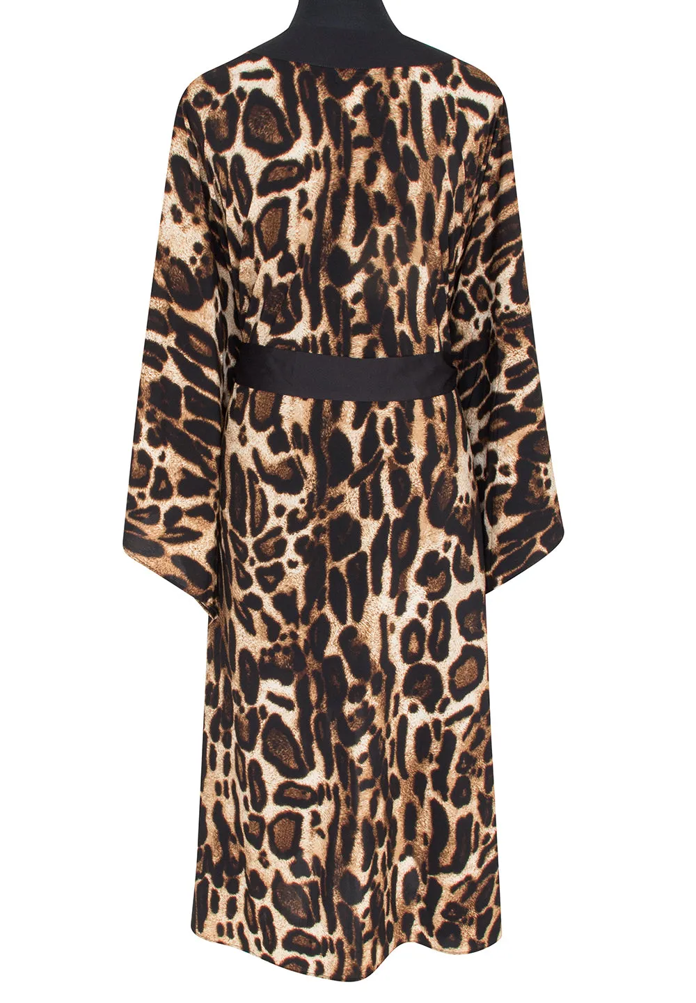 Safari - Wild Cat Kimono (Black)