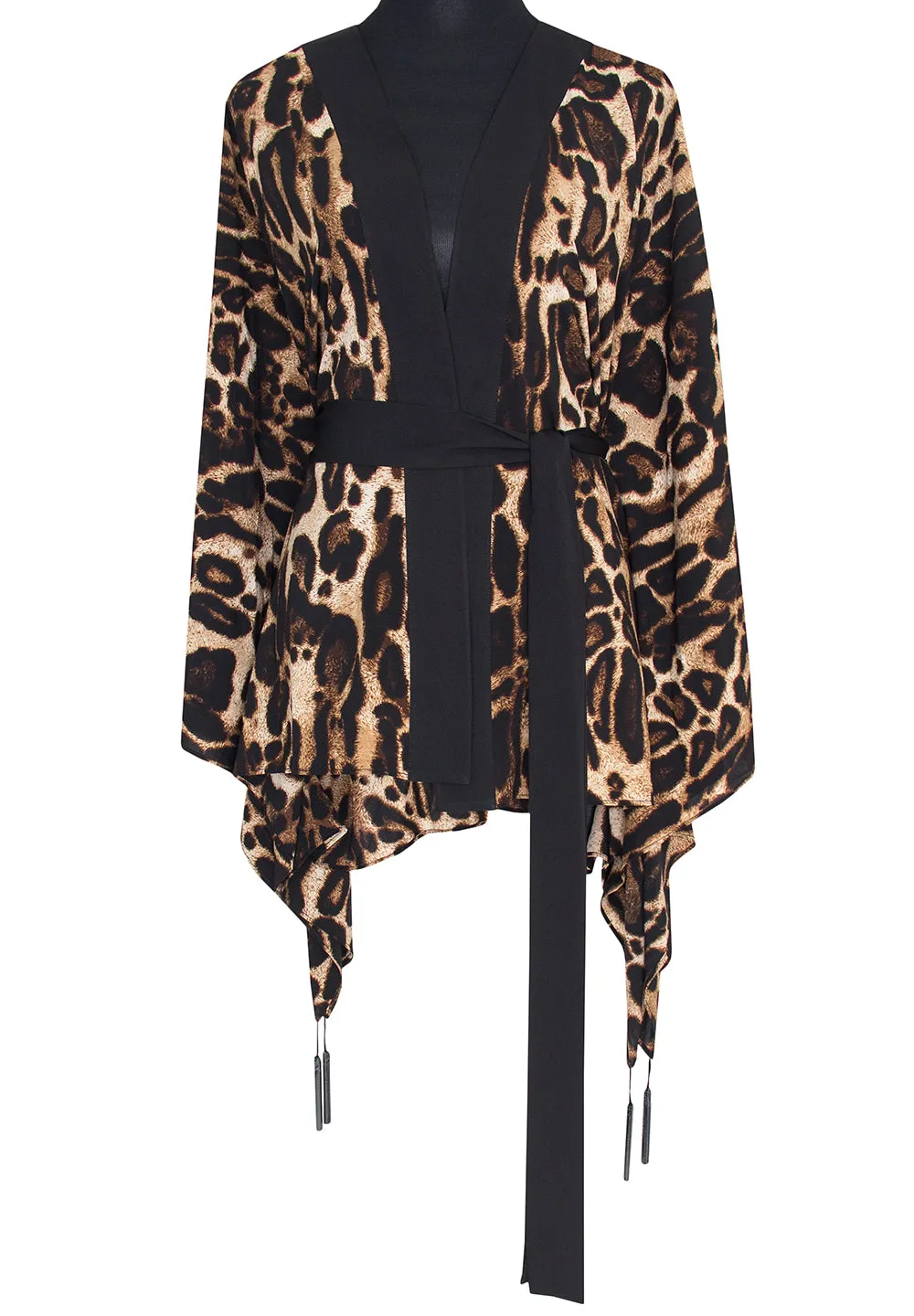 Safari - Wild Cat Kimono (Black)