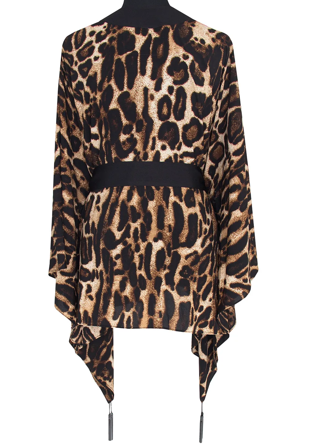 Safari - Wild Cat Kimono (Black)