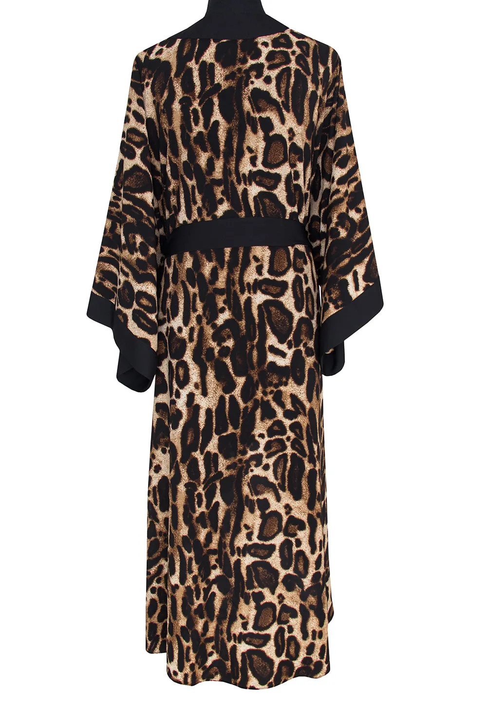 Safari - Wild Cat Kimono (Black)