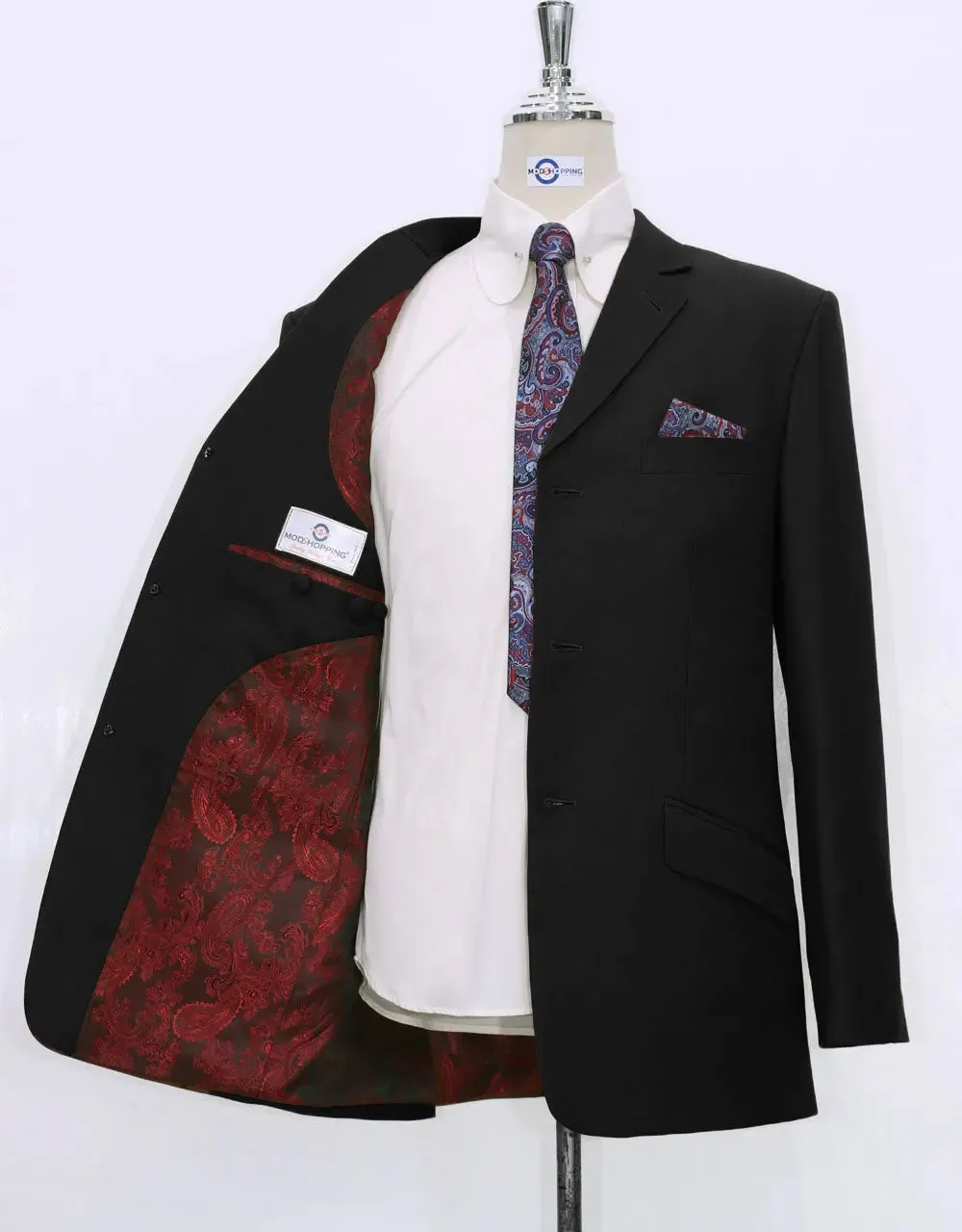 This Only Jacket -  Black Mod Blazer Jacket size 42 Regular