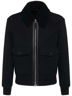 Tom Ford   Double face plaid zipped jacket 