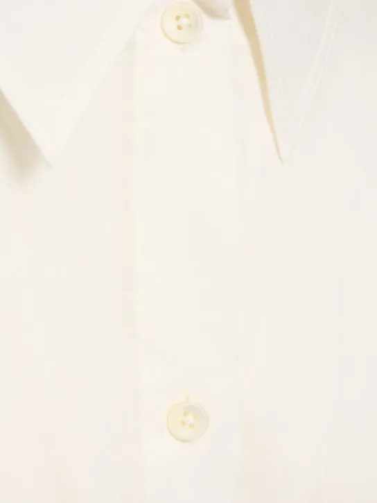 Toteme   Kimono sleeve cotton blend shirt 