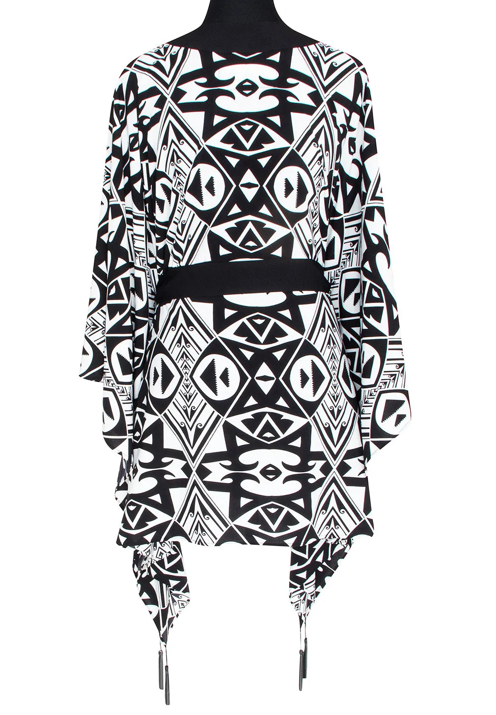 Tulum – Tribal Kimono (Black)