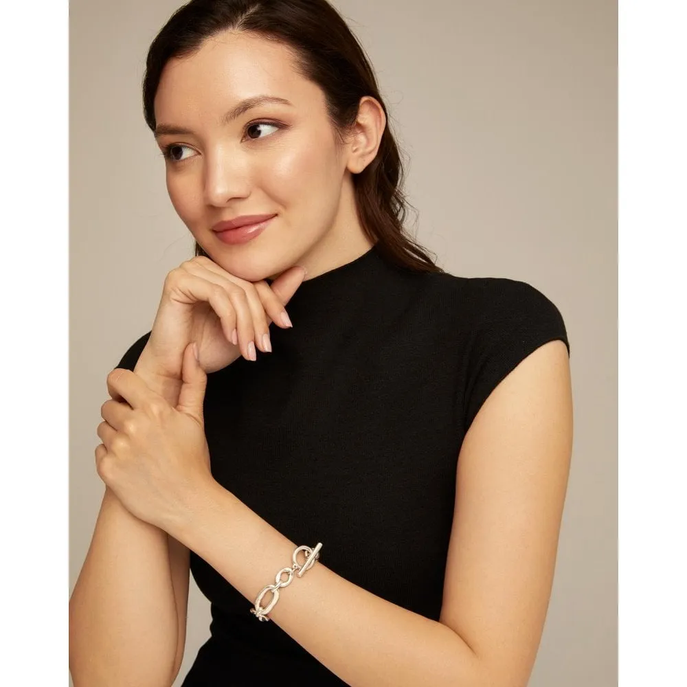 UNOde50 18K Gold Plated Cheerful Large Bracelet
