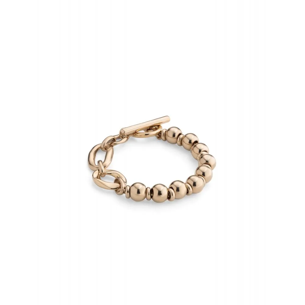 UNOde50 18K Gold Plated Cheerful Large Bracelet