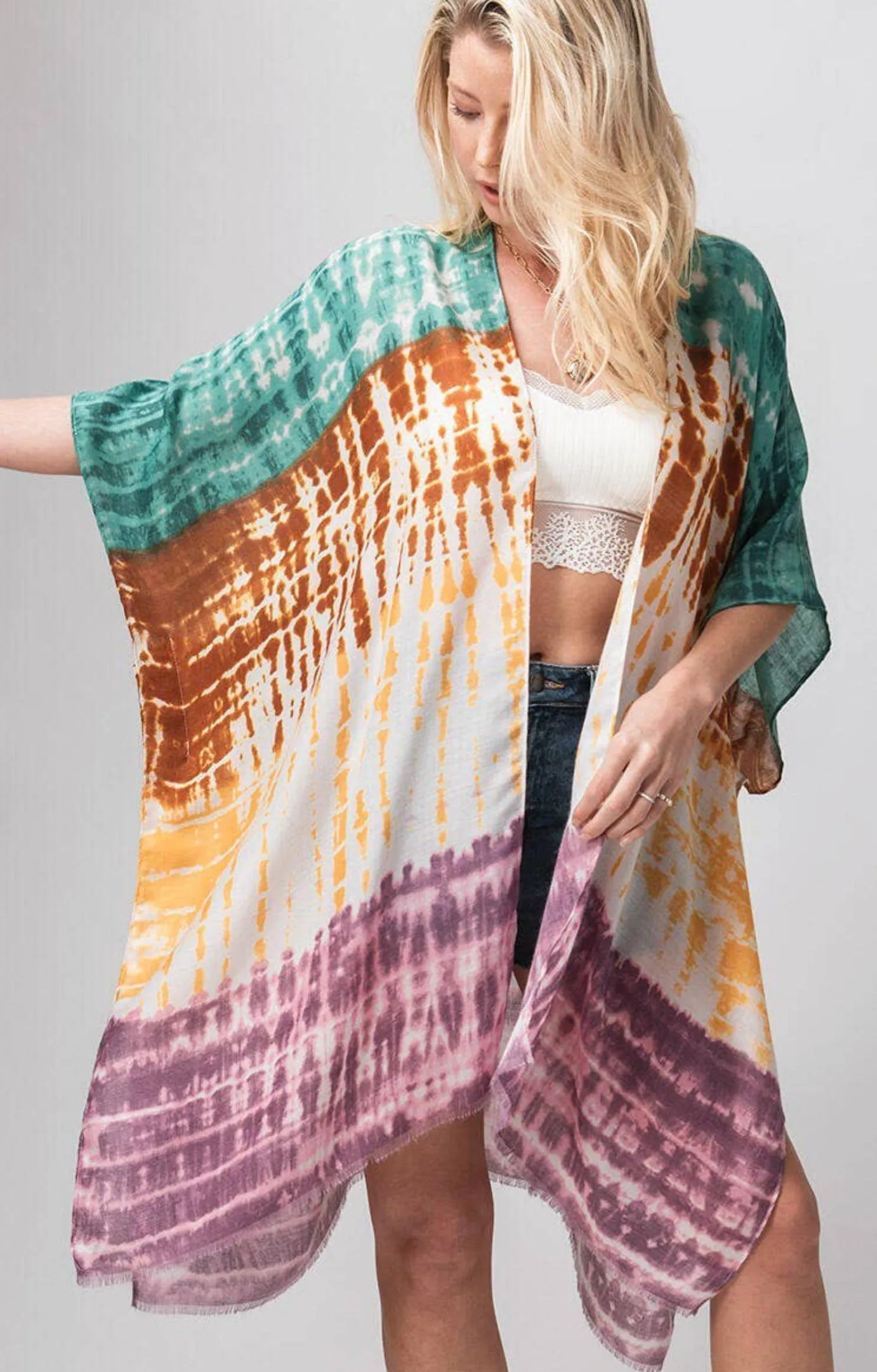 Urban Daizy Tie Dye Kimono