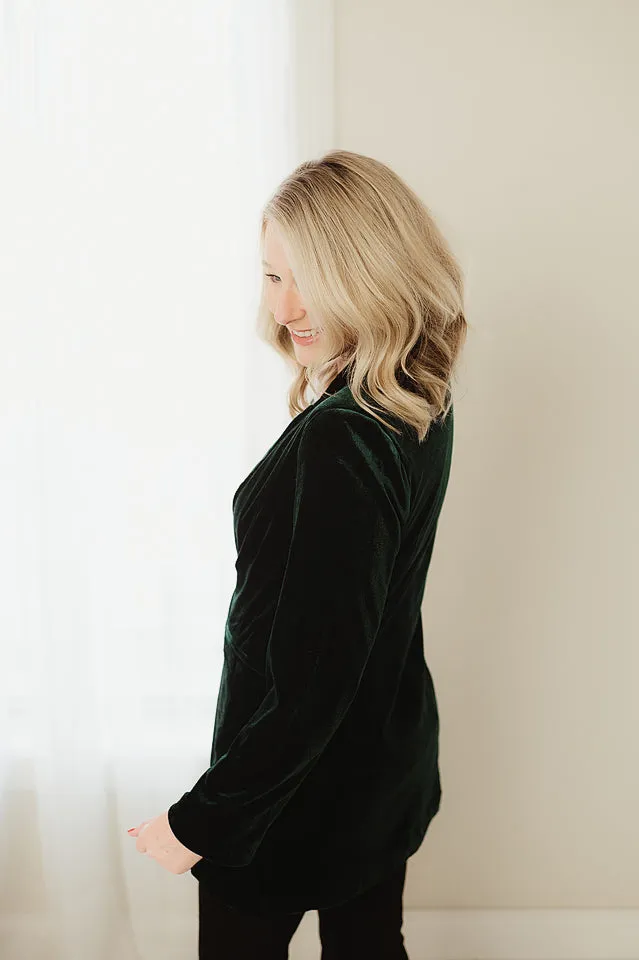 Velvet Blazer