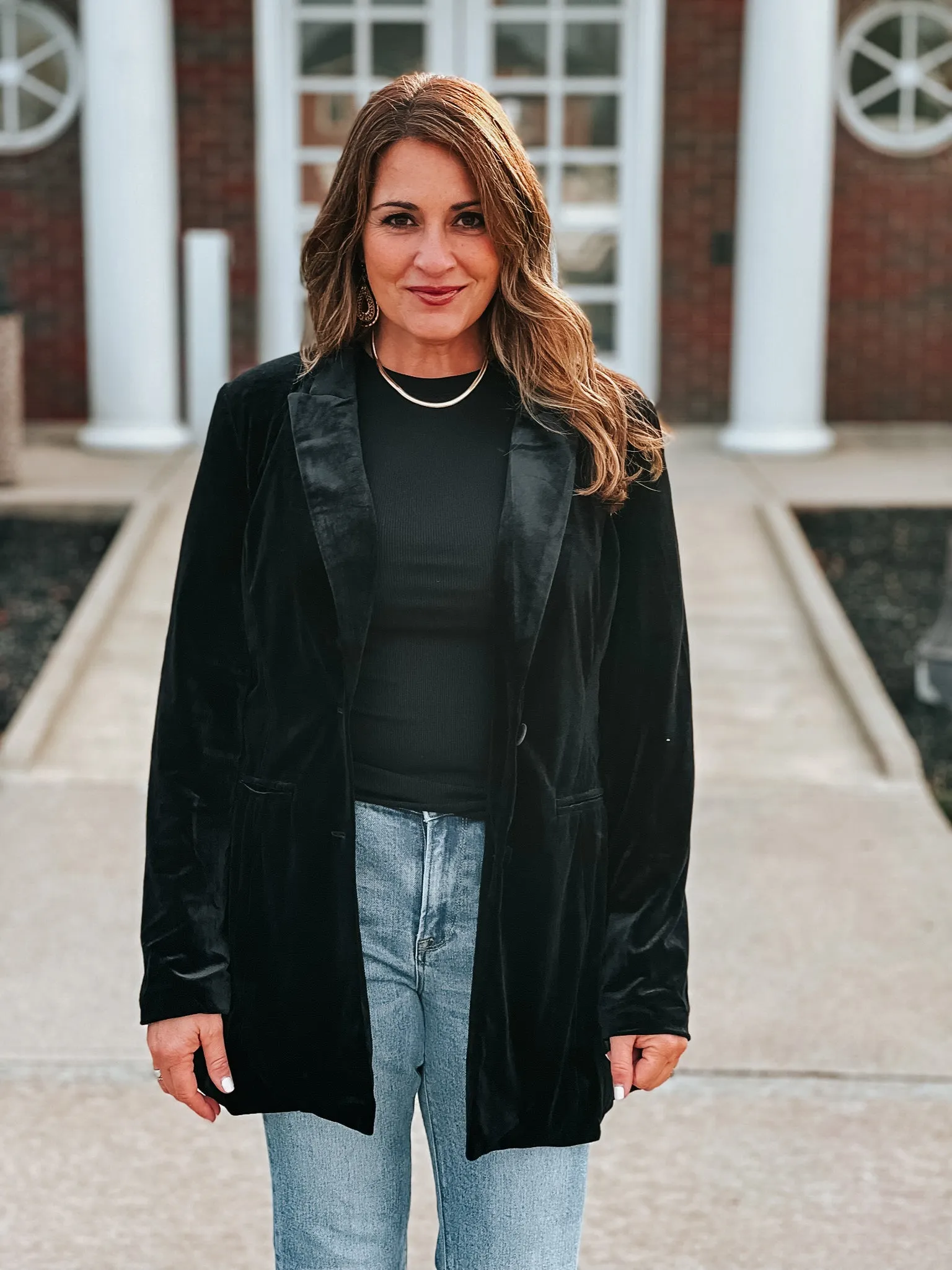 Velvet Blazer