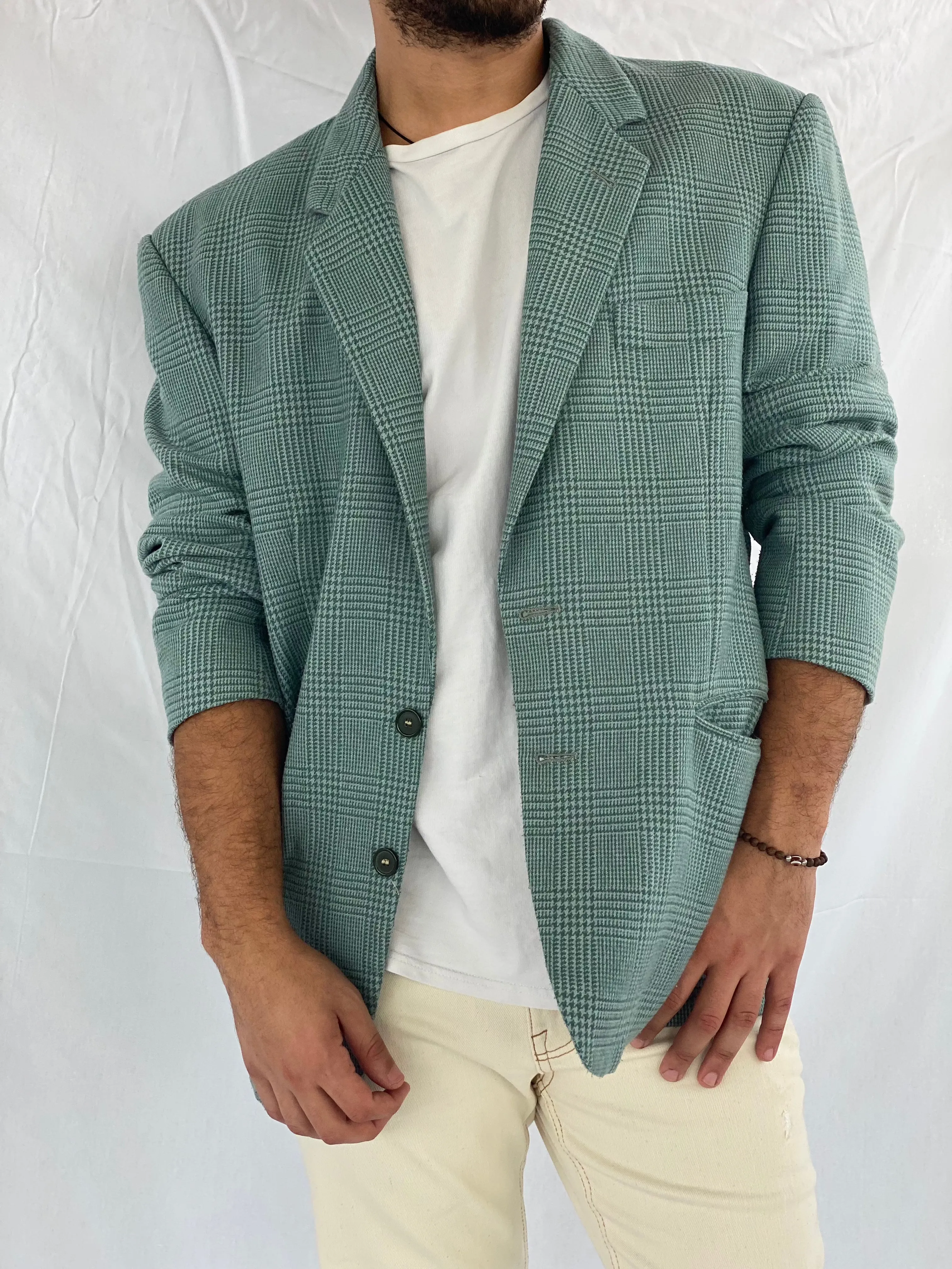 Vintage AQUARIUM Tweed Blazer