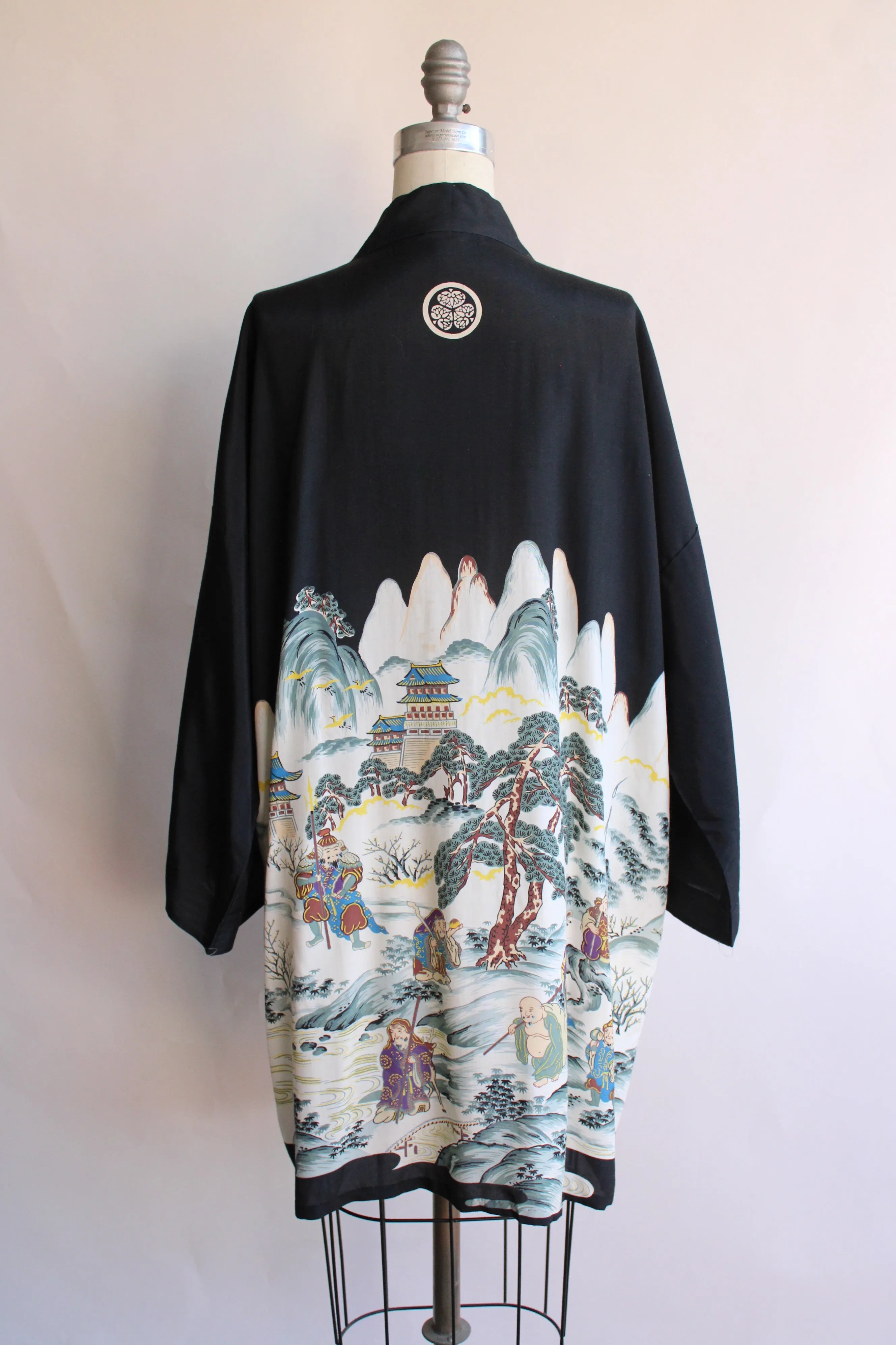 Vintage Haori Kimono in Black