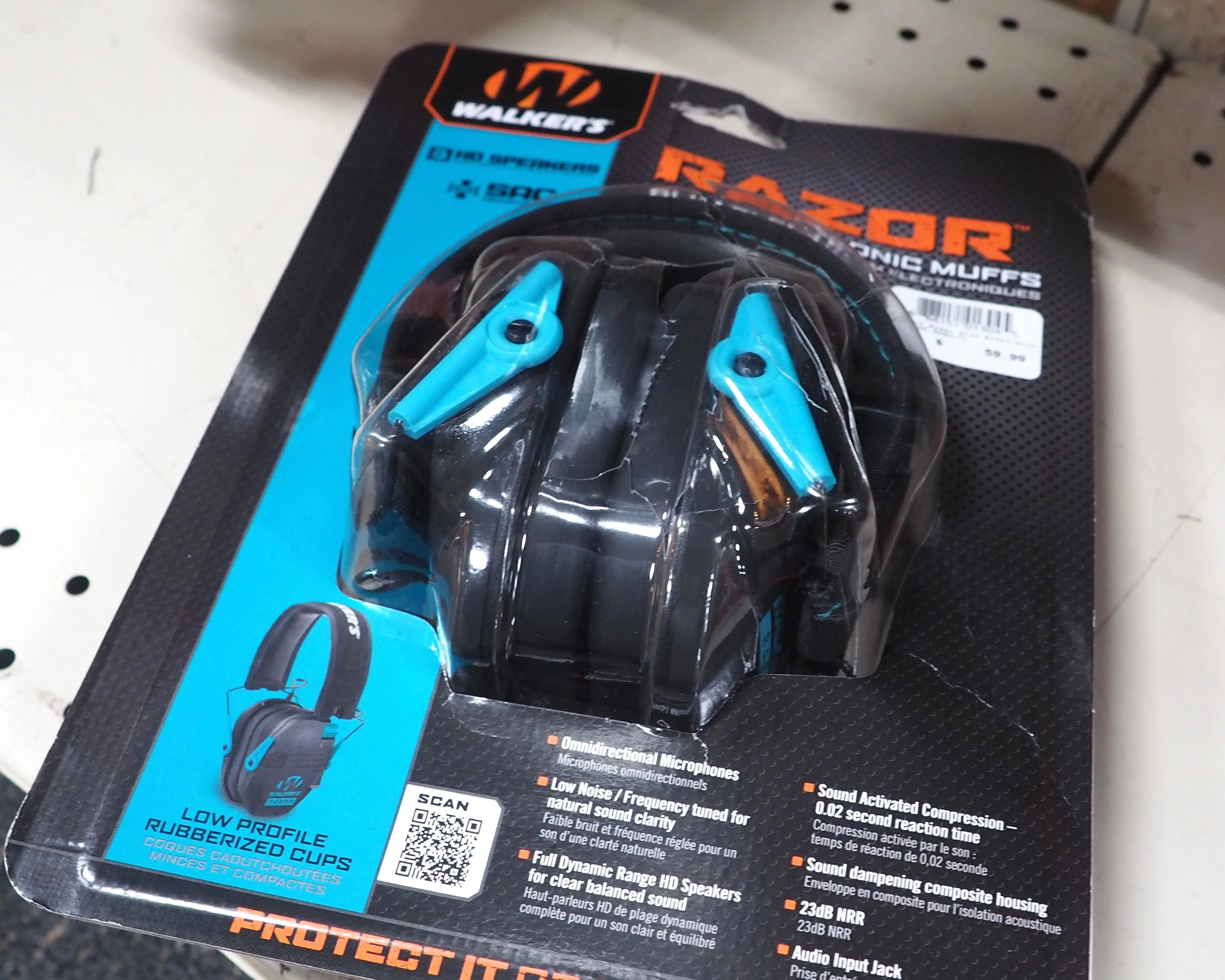 Walker's Razor Slim Electronic Muffs