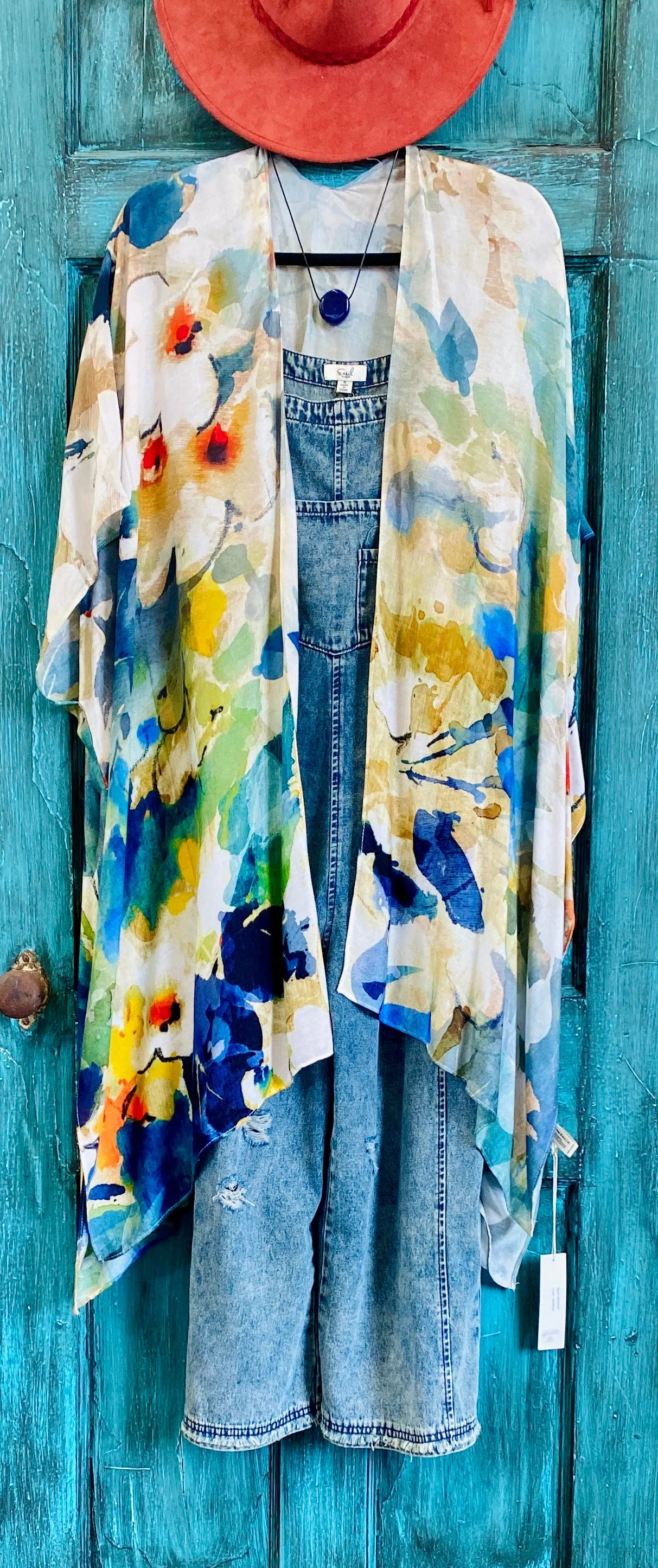 Watercolor kimono